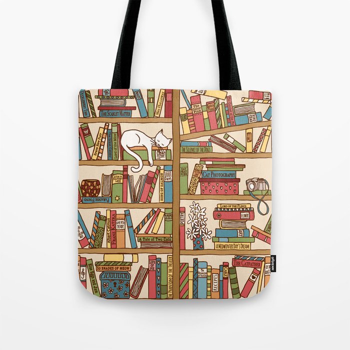 Bookshelf No. 1 Tote Bag by franzi | Society6