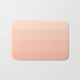 Soft Pastel Peach Hues - Color Therapy Bath Mat | Pattern, Pop Art, Healing, Justpeachy, Calming, Decor, Ink, Soothing, Pastel, Digital 