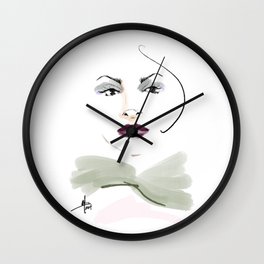 Fashionable Intentions Wall Clock