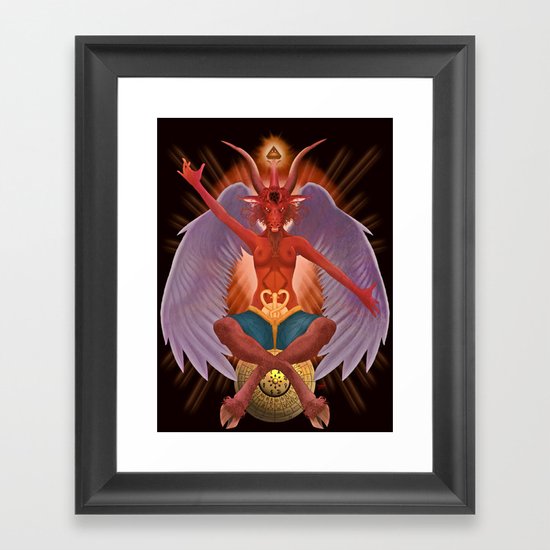 The Baphomet Framed Art Print