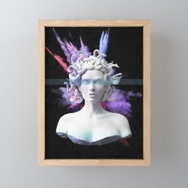 Medusa color blast  Framed Mini Art Print
