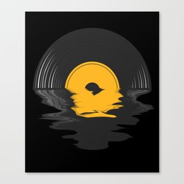 Vinyl Retro Record Player DJ Turntable Canvas Print