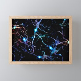 Neurons Framed Mini Art Print