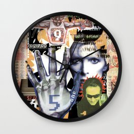 COLLAGE: Numbers Wall Clock