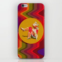 Retro Cowgirl iPhone Skin