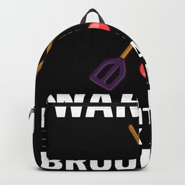 Broomball Stick Game Ball Player Backpack