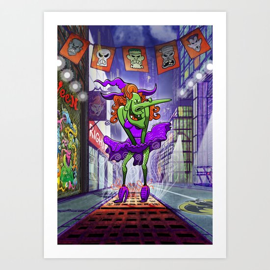 Sexy Witch Art Print
