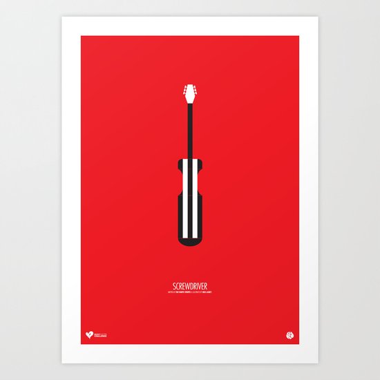 The White Stripes - Screwdriver Art Print