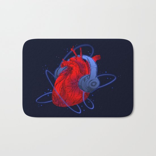 Listen to your Heart Bath Mat