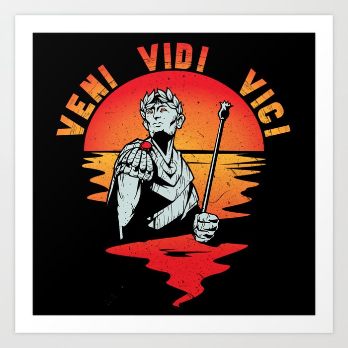 VENI VIDI VICI ROMAN EMPIRE | Art Board Print