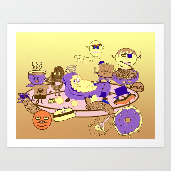 Breakfast of Champions Art Print