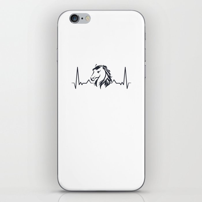 Horseback Riding Heartbeat iPhone Skin