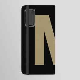 Letter M (Sand & Black) Android Wallet Case