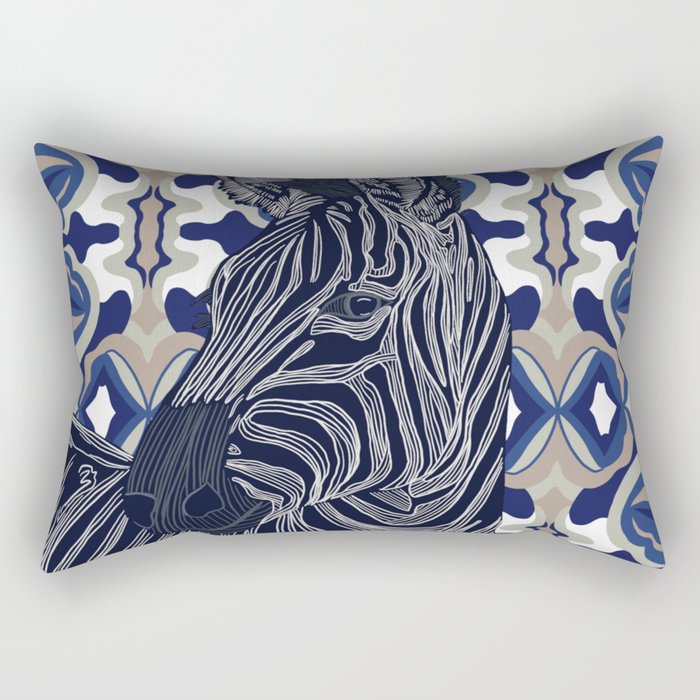 Beautiful Zebra Rectangular Pillow