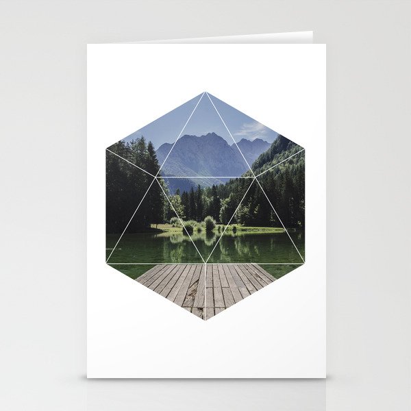 Beautiful Nature  Geometric Photography Stationery Cards
