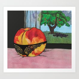 Peachy Keen Art Print