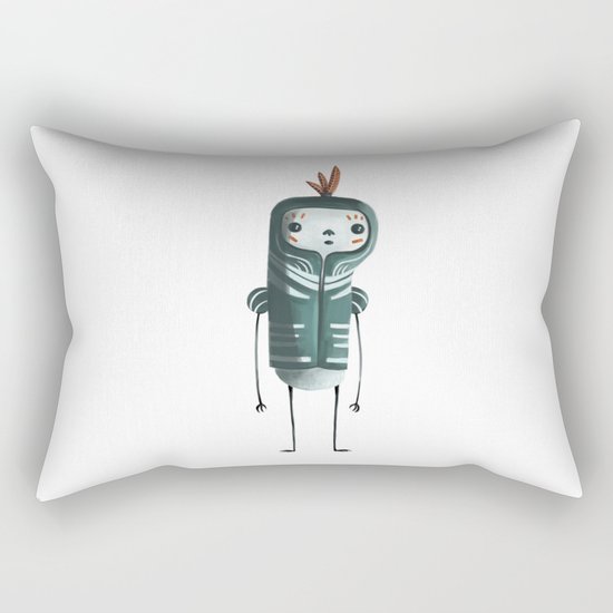 I AM BLUE Rectangular Pillow