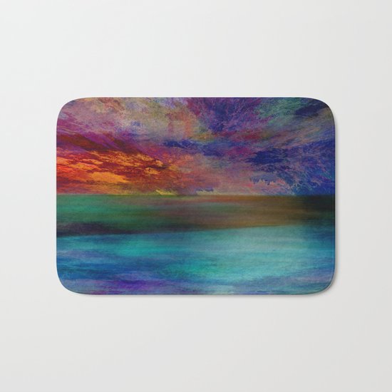 Ocean at Sunset Bath Mat