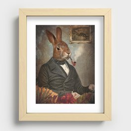 Rabbit Recessed Framed Print