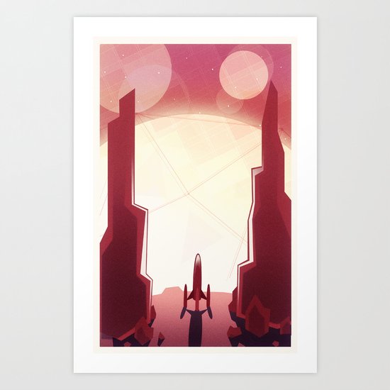 Explore Art Print