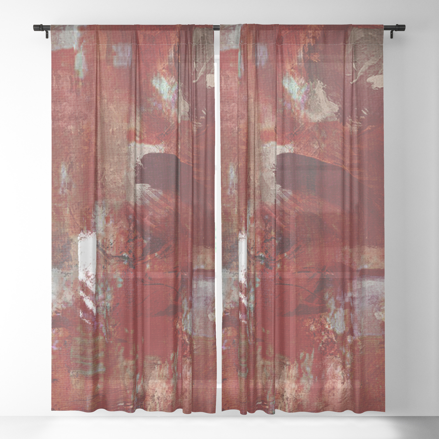 Burgundy Sheer Curtain By Fernandovieira Society6 Sheer curtains are one such trend that has once again found a new lease on life in the last few you can use sheer curtains in different rooms for various tasks. burgundy sheer curtain by fernandovieira