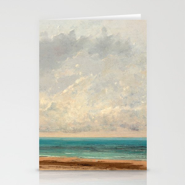 Calm Sea, 1866 by Gustave Courbet Stationery Cards
