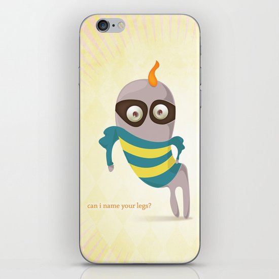 Can I name your legs? iPhone & iPod Skin