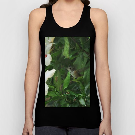 Lady Lurking in the Shade Unisex Tank Top