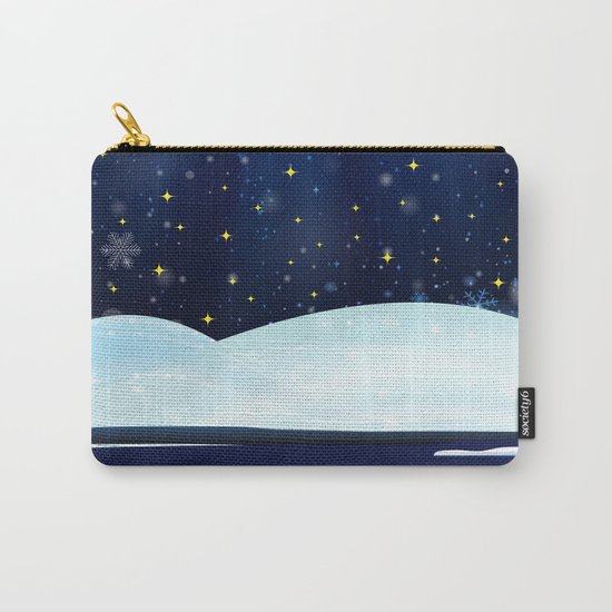 A Starry Winter's Night Carry-All Pouch
