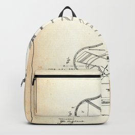 Grand Piano Patent - Old Paper Backpack
