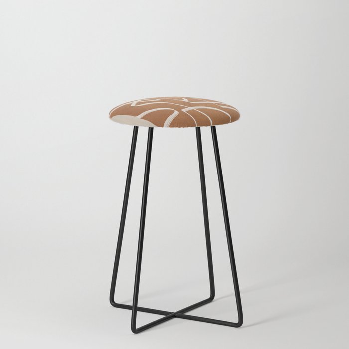 Abstract Line 38 Counter Stool