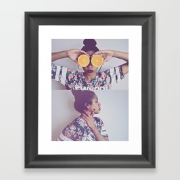 Selfie Framed Art Print