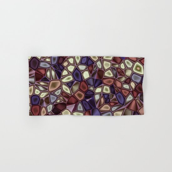 Fractal Gems 01 - Fall Vibrant Hand & Bath Towel