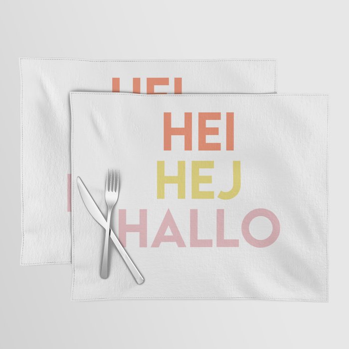 Hej you Placemat