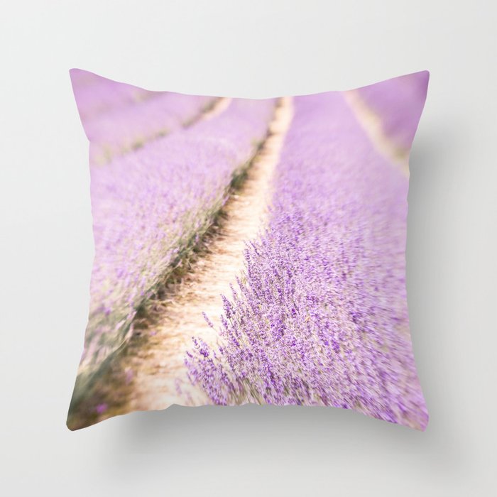 Lilac Love Throw Pillow