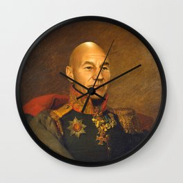 Sir Patrick Stewart - replaceface Wall Clock