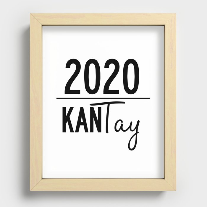 KanTay2020 Recessed Framed Print