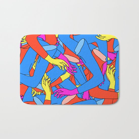 Transferral Race Bath Mat