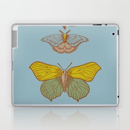 Vintage Butterfly Teal Laptop Skin