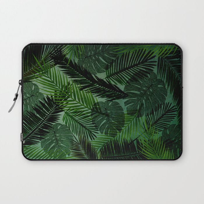 Green Foliage Laptop Sleeve