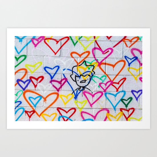 People Love Art Print