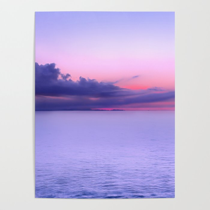 Sunset Indigo Mood Poster