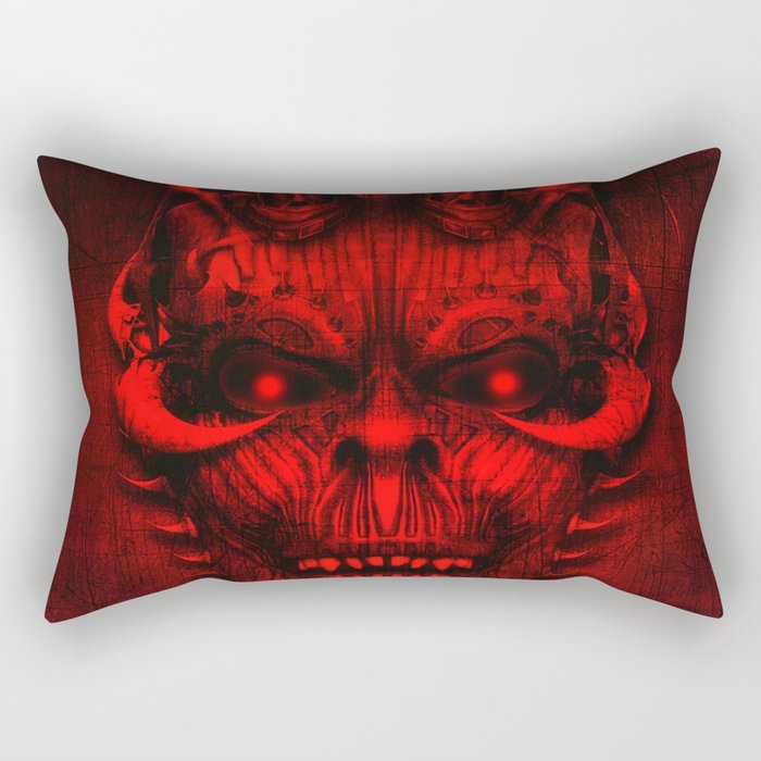 Dracula by Bram Stoker book jacket cover by 'Lil Beethoven Publishing vintage poster Rectangular Pillow