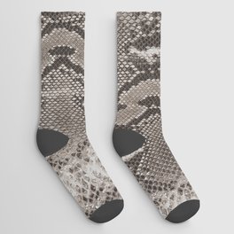 Python Snakeskin Print Socks