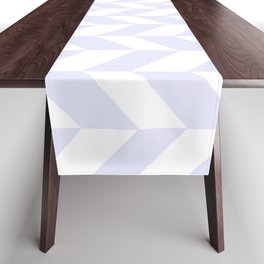 HERRINGBONE (LAVENDER & WHITE) Table Runner