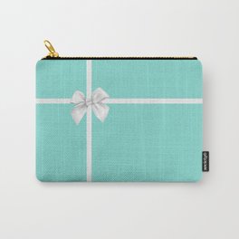 Blue Gift Box Carry-All Pouch