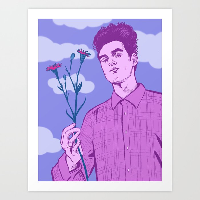 80s The Smiths Drawing Art Print