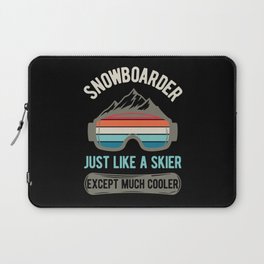 Funny Snowboard Snowboarding Laptop Sleeve