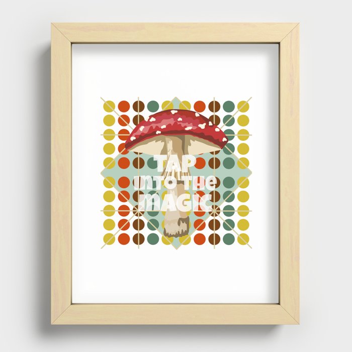 Tap into the Magic Recessed Framed Print