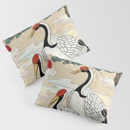 Minhwa: Pine Tree and Cranes B Type Pillow Sham